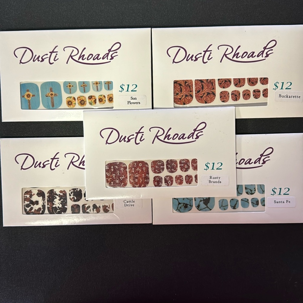 Dusti Rhoads Pedi Nail Strips